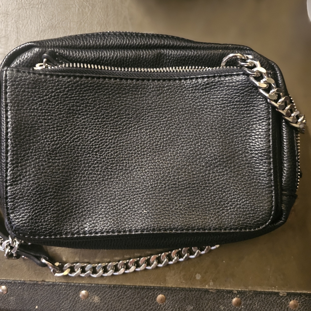 Harlow Black Crossbody with Silver Accents